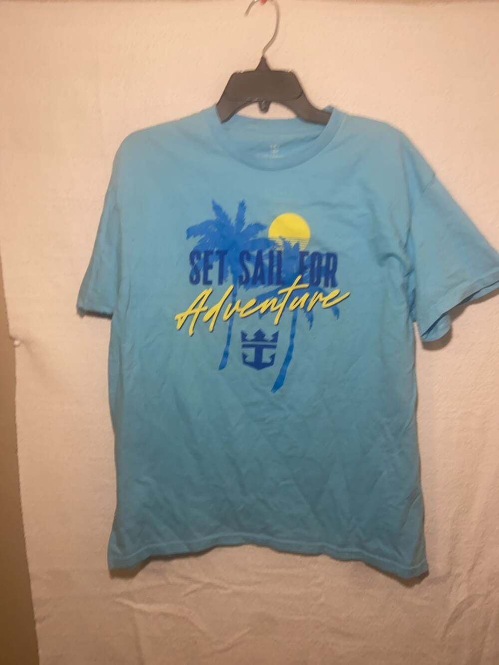 Royal Caribbean Set Sail For Adventure Graphic T-Shirt Size L